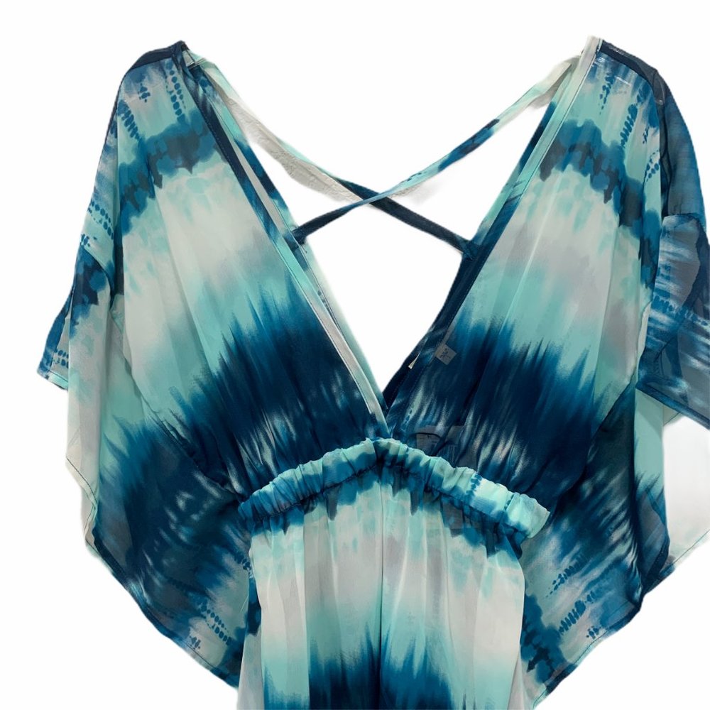 Miken Swim Chiffon Cover-up Marshmallow - Picture 8 of 10